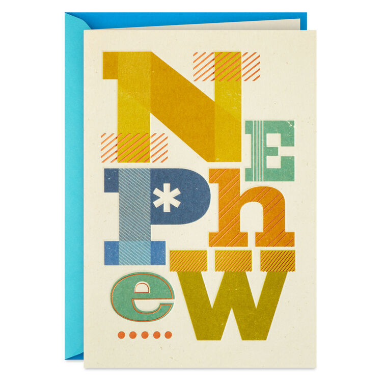 Good Heart and More Birthday Card for Nephew