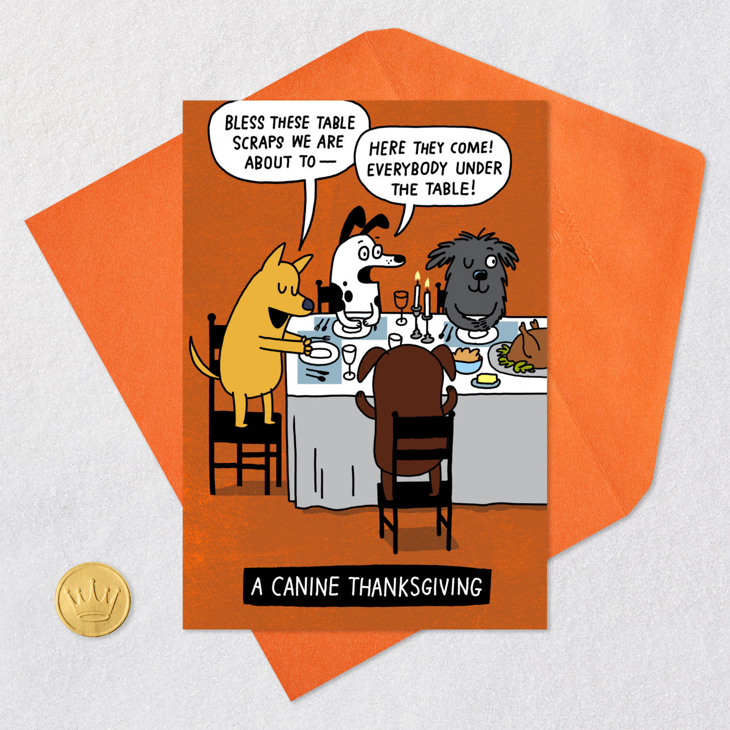 Canine Thanksgiving Funny Thanksgiving Card for only USD 3.49 | Hallmark