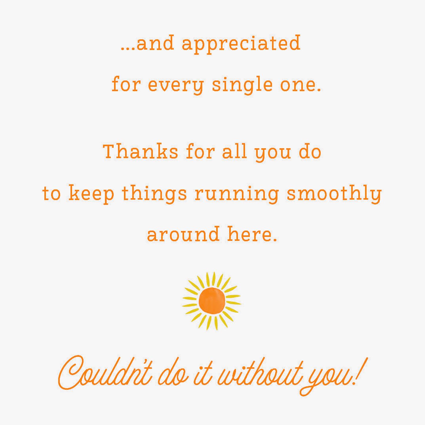 Sun Rays Administrative Professionals Day Card Sentiment image number 2