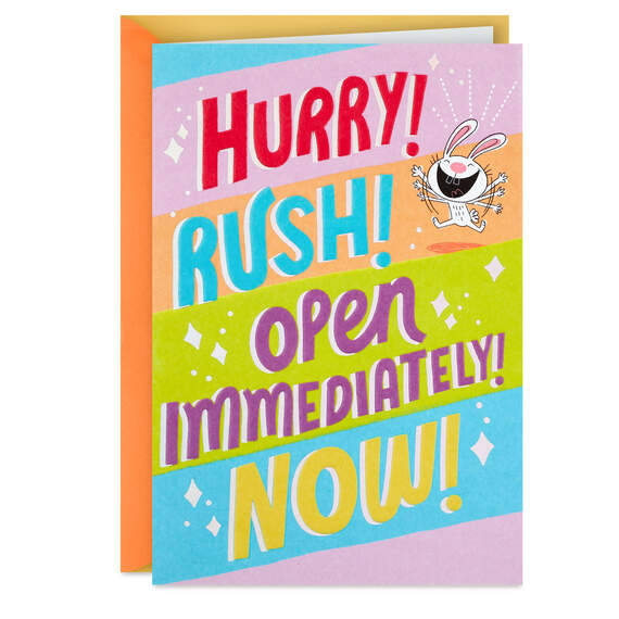 Open Now! Easter Card