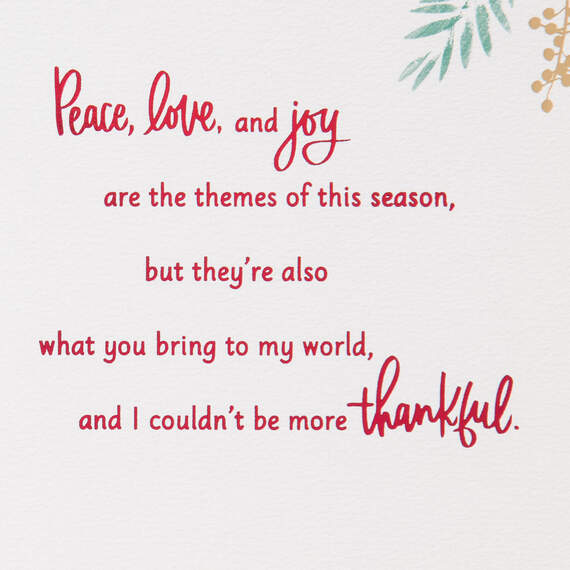 Thankful for People Like You Christmas Card, , large image number 2