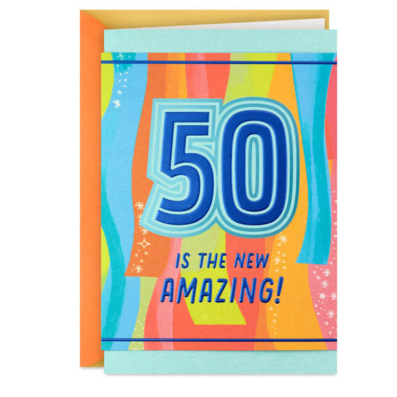 You're Pretty Amazing 50th Birthday Card