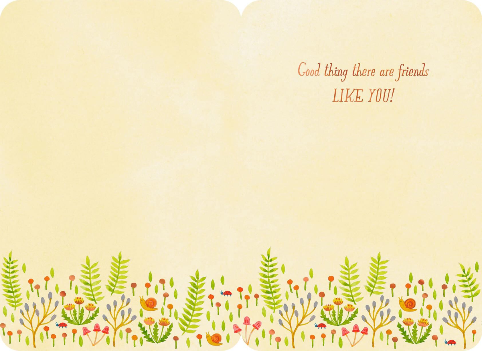 Two Dogs Friends Like You Friendship Card