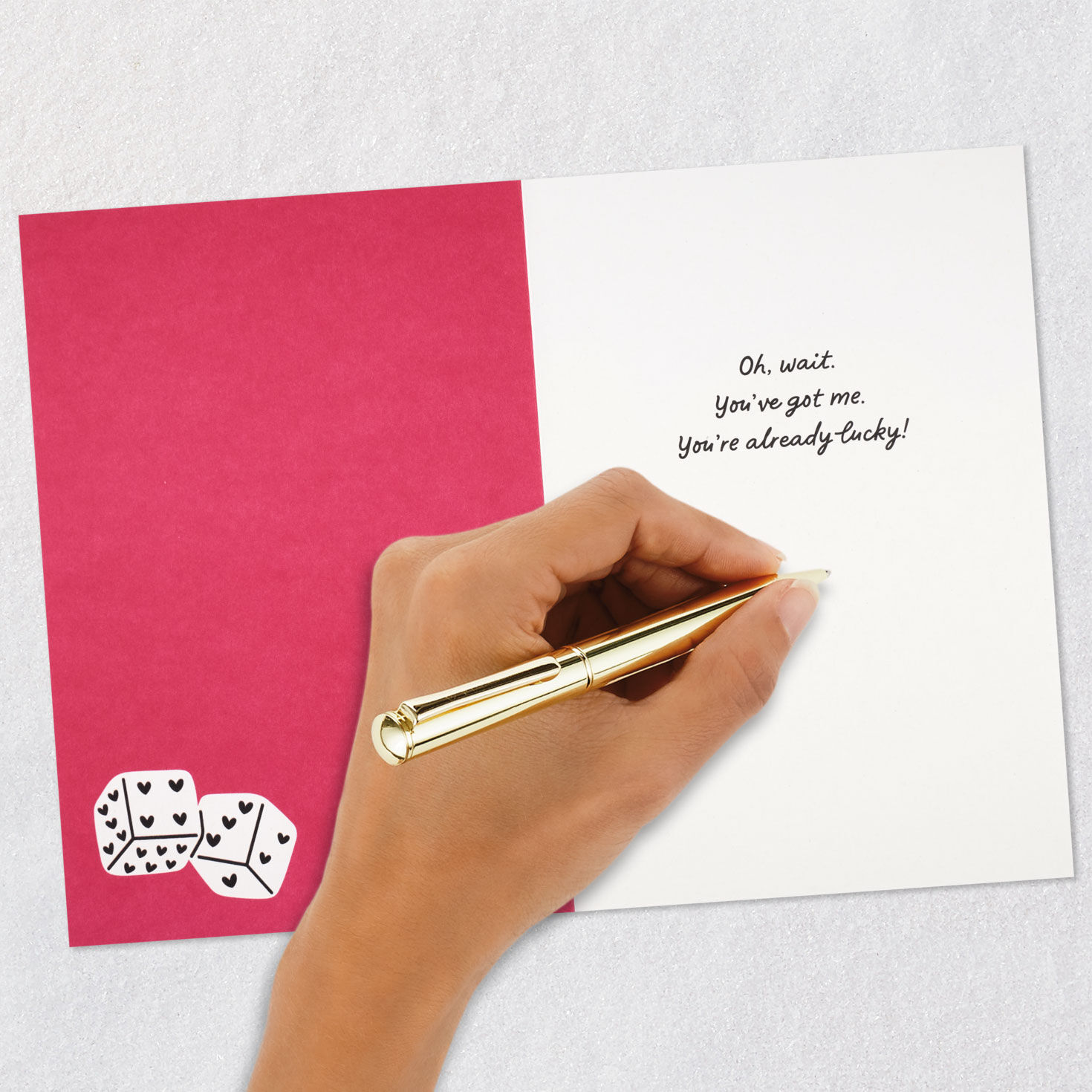 Wanna Get Lucky Funny Valentine's Day Card for only USD 4.49 | Hallmark