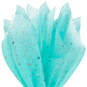 Turquoise Confetti Bursts Tissue Paper, 6 sheets, , large image number 2