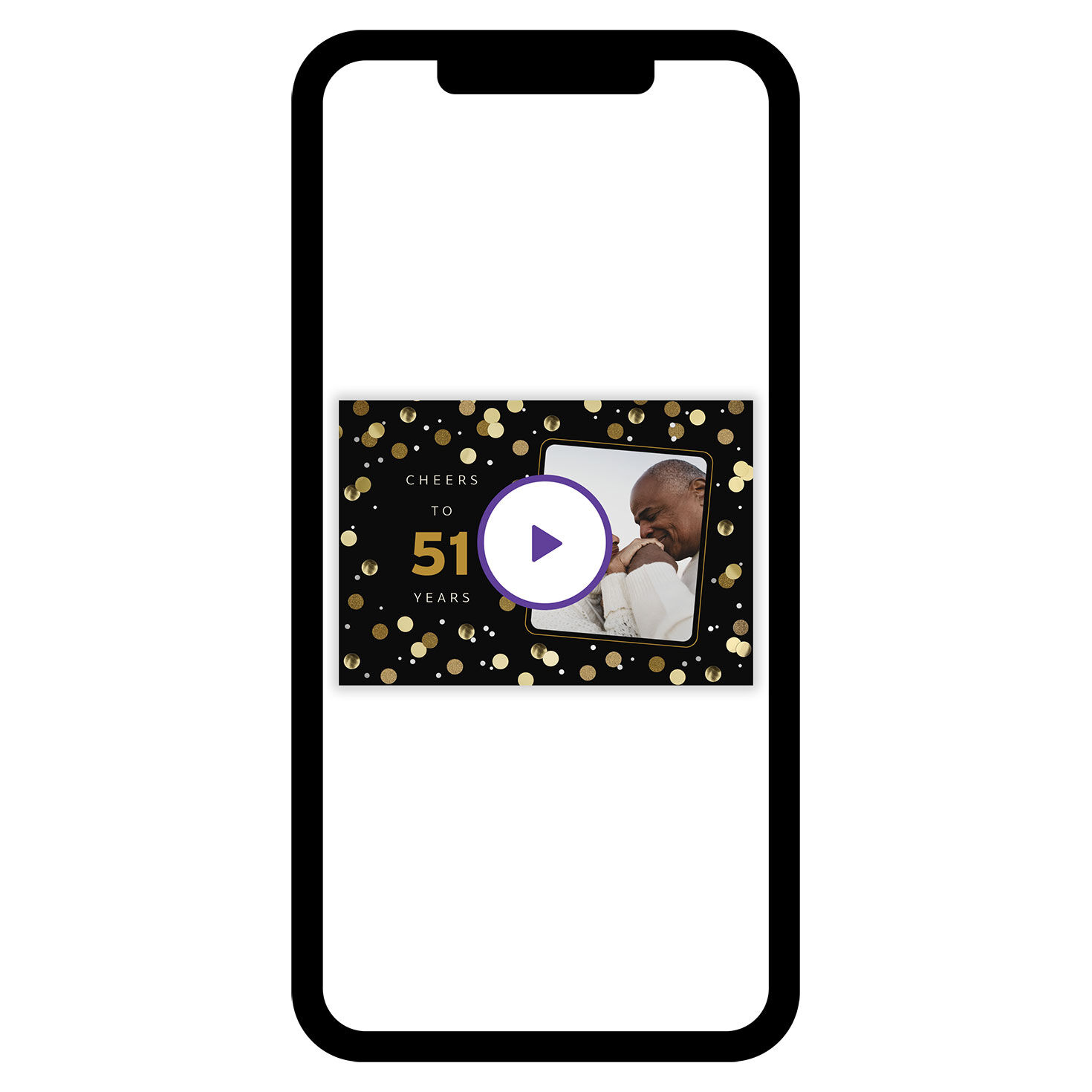 Confetti Number Celebration eCard