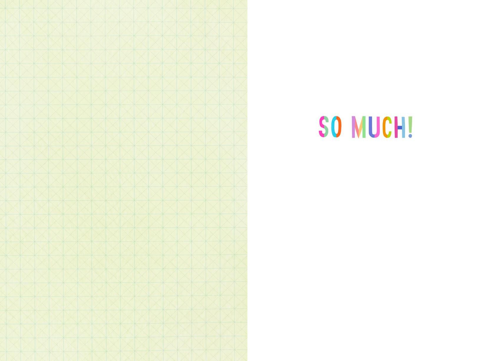 So Much Thank You Card