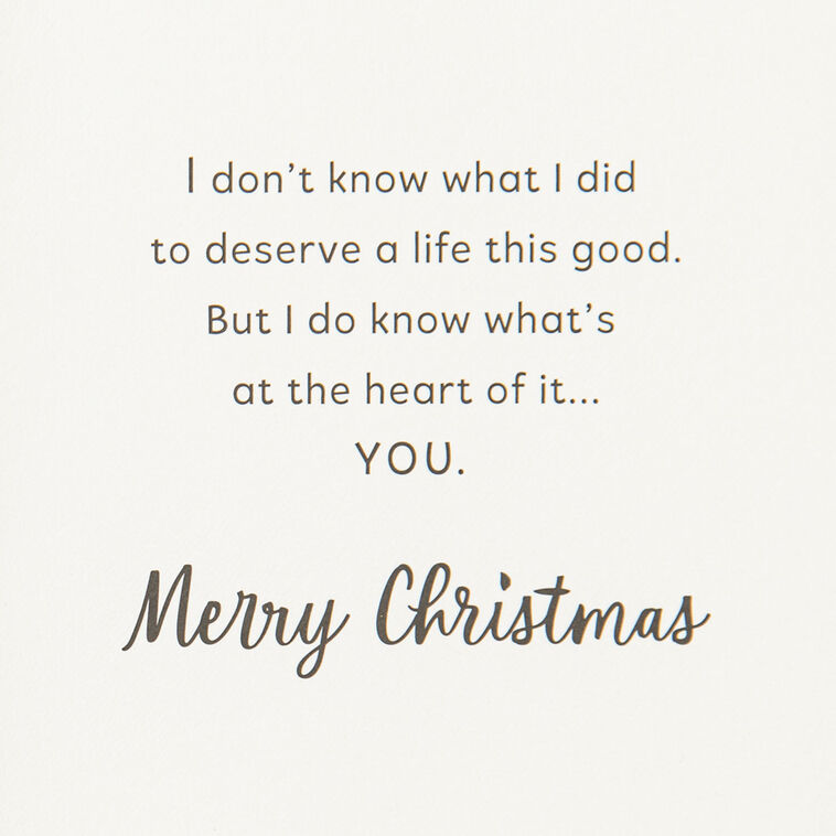 Winter Scenes With Ribbon Husband Christmas Card Sentiment image number 3