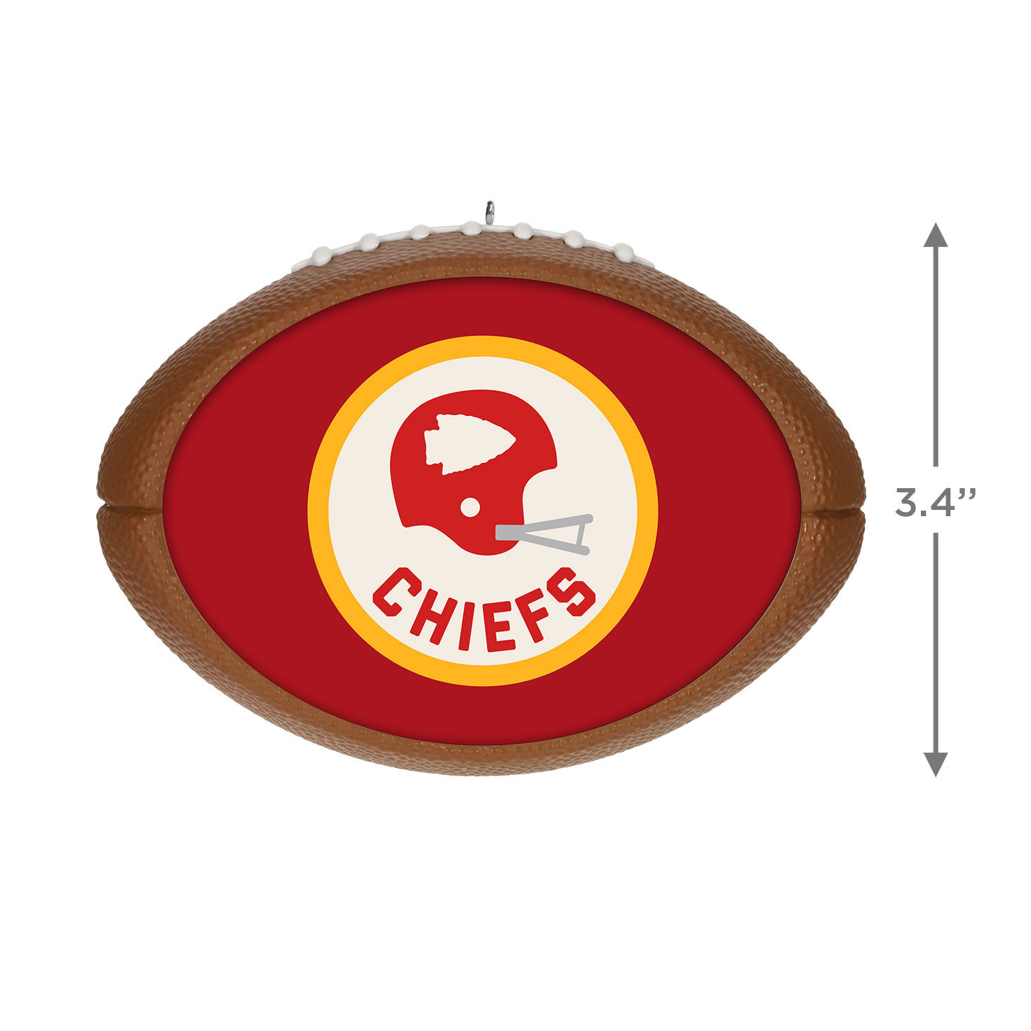 Hallmark Channel Holiday Touchdown: A Chiefs Love Story Football Ornament for only USD 22.99 | Hallmark