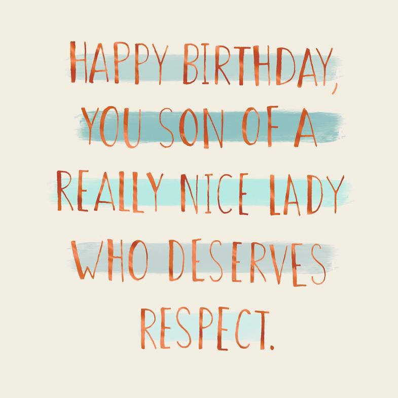 You Little Piece of Birthday Card