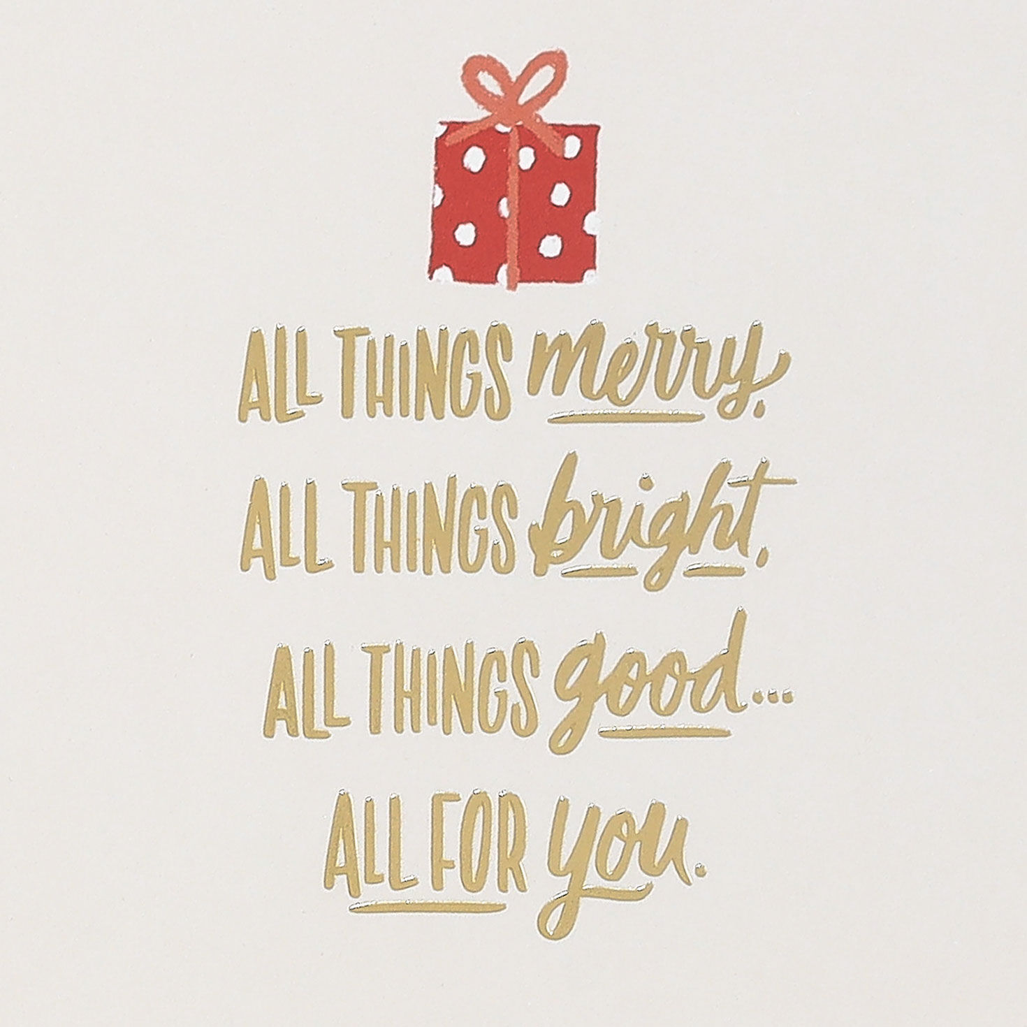 Presents Dog in Car Christmas Money Holder Card Sentiment image number 2