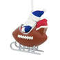 NFL New York Giants Santa Football Sled Hallmark Ornament, , large image number 5