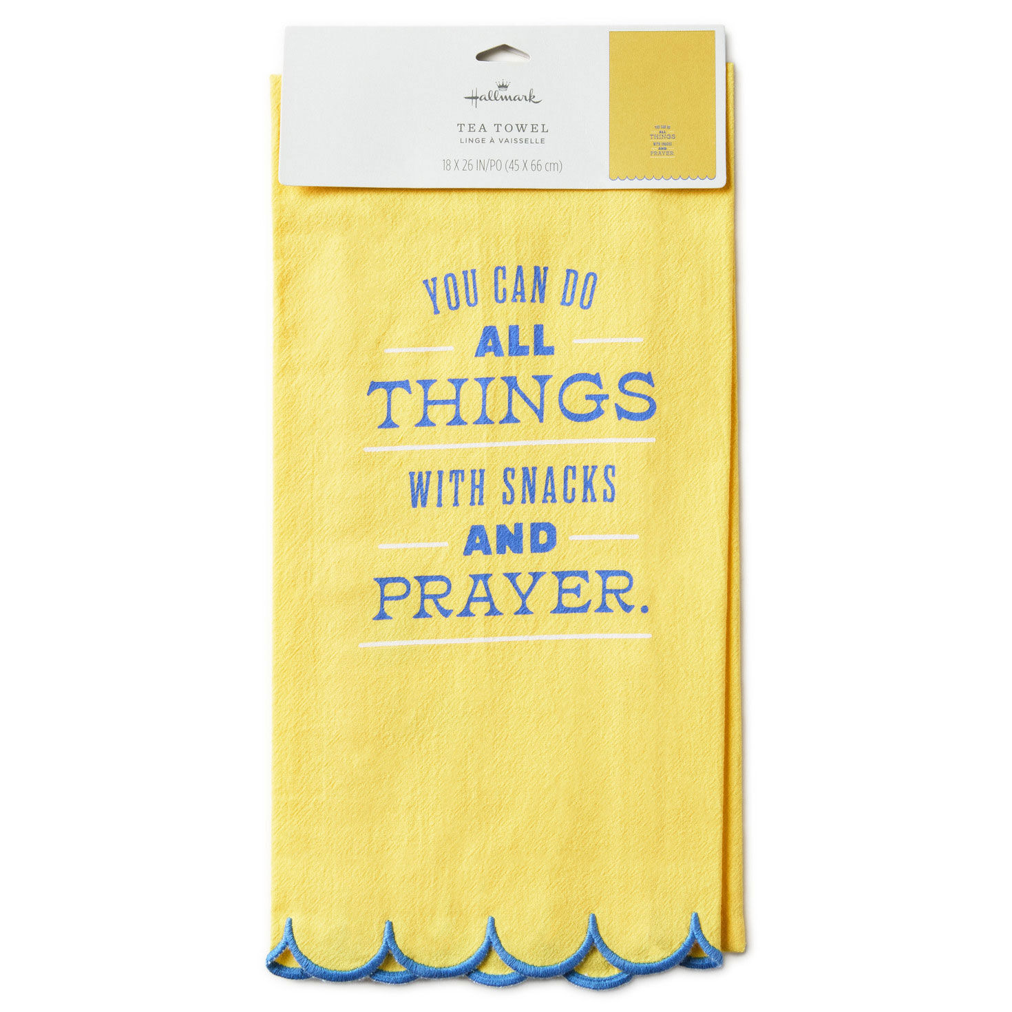 Snacks and Prayer Tea Towel, 18x26 for only USD 14.99 | Hallmark