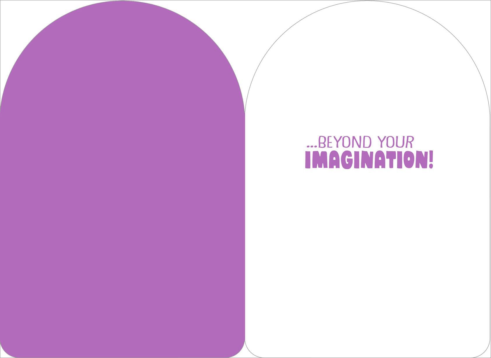 Tangled Rapunzel Adventure Beyond Imagination Birthday Card