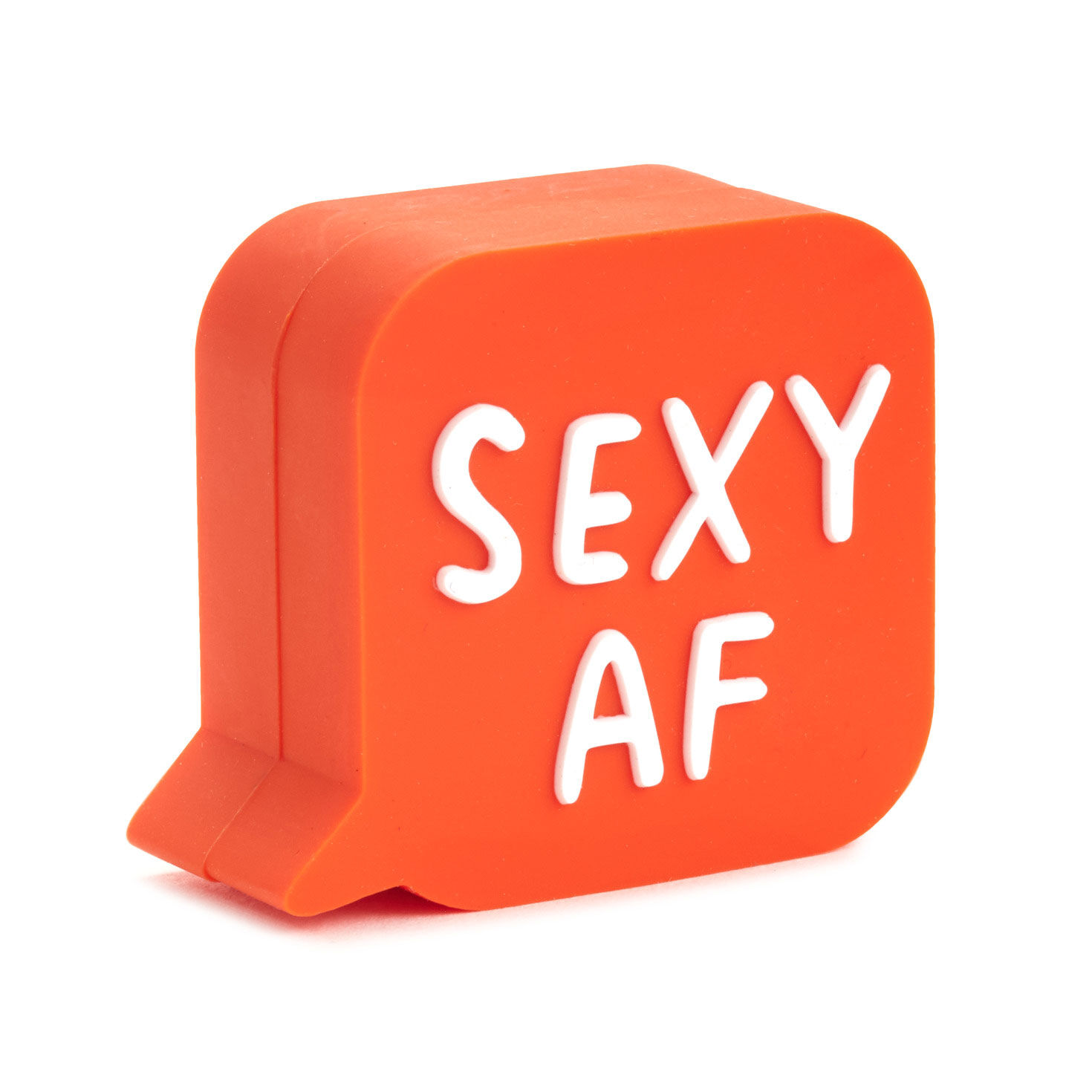Charmers Sexy AF Funny Silicone Charm, 1.65" H
