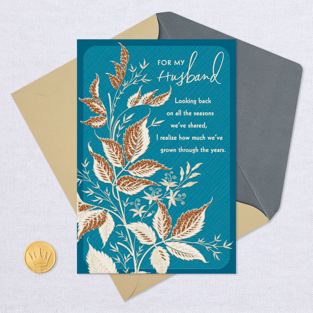 Shared Blessings Religious Thanksgiving Card for Husband Greeting