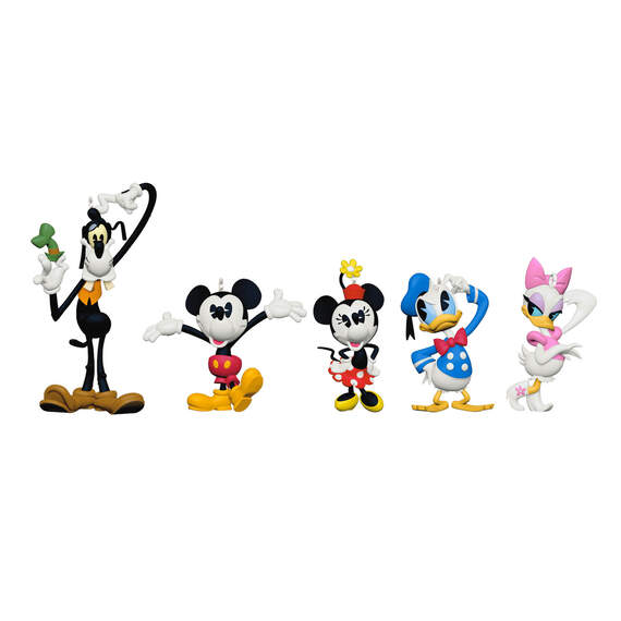 Disney Mickey and Friends Forever Friends Ornament, Set of 5, , large image number 1