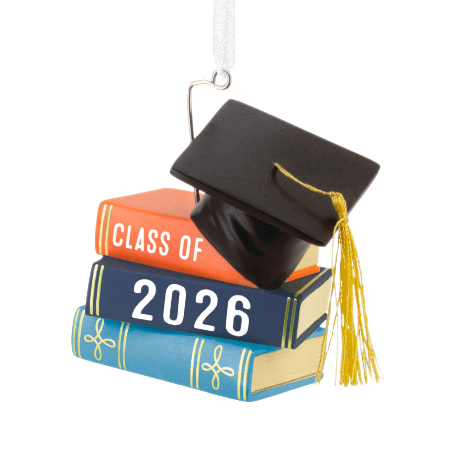 Graduation Cap and Books Class of 2026 Hallmark Ornament