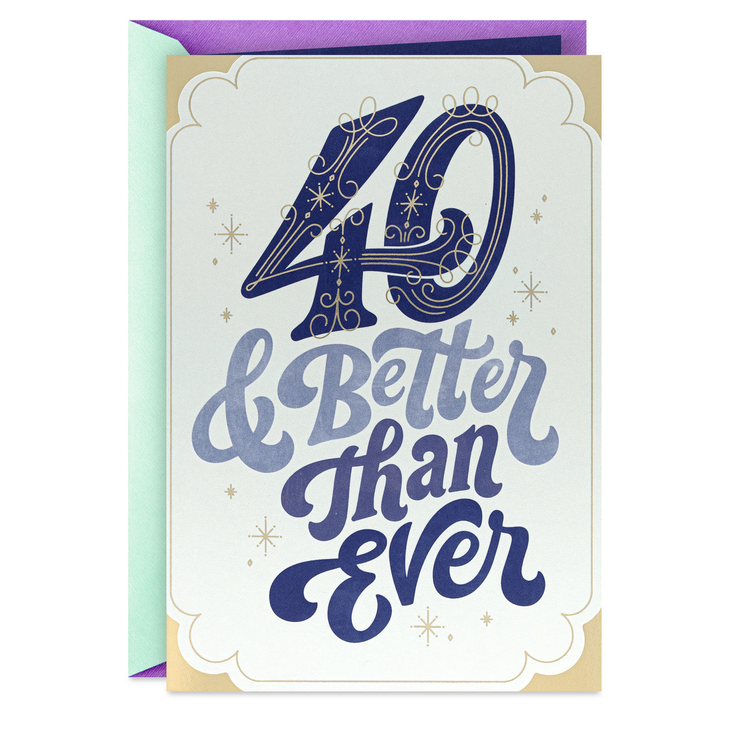 Better Than Ever 40th Birthday Card