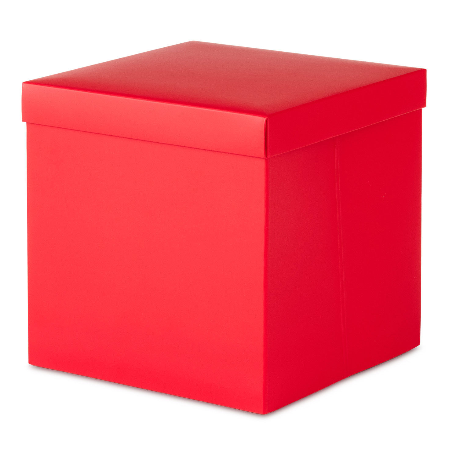 7.2" Solid Red Large Square Gift Box