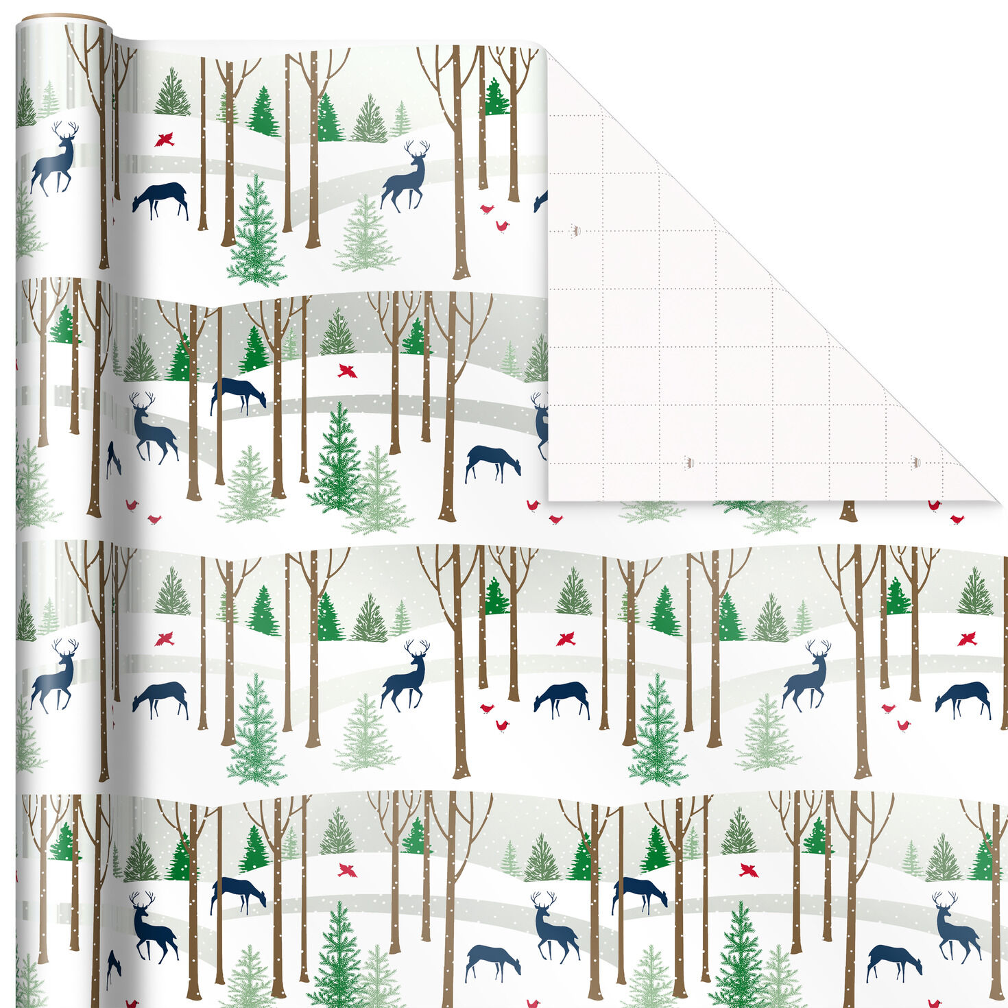 Rustic Winter 3-Pack Foil Christmas Wrapping Paper Assortment, 60 sq. ft. for only USD 16.99 | Hallmark