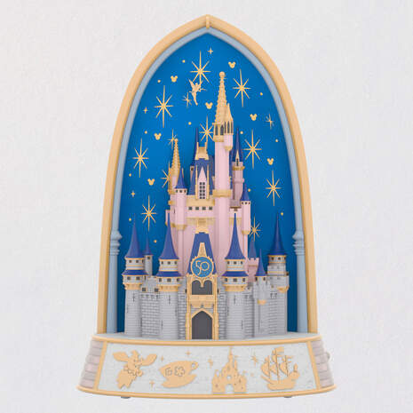 Walt Disney World The World's Most Magical Celebration 50th Anniversary Musical Ornament With Light, , large
