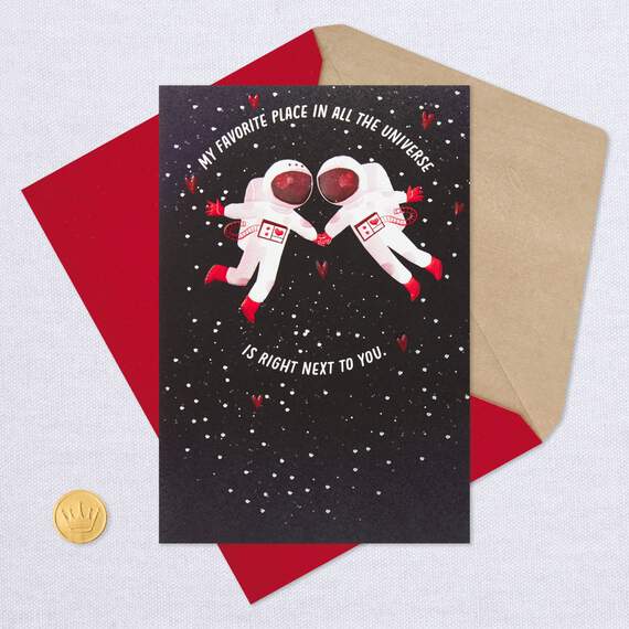 Love You to the Moon and Back Romantic Valentine's Day Card, , large image number 5