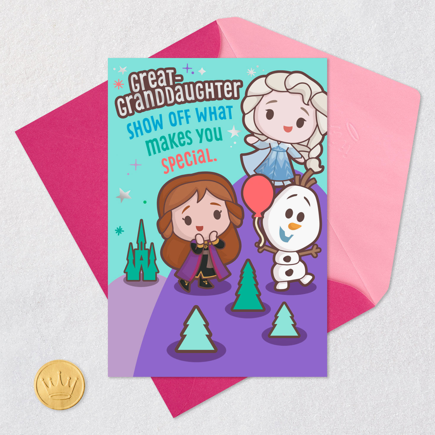Disney Frozen You Make Life Magical Birthday Card for Great-Granddaughter for only USD 2.99 | Hallmark