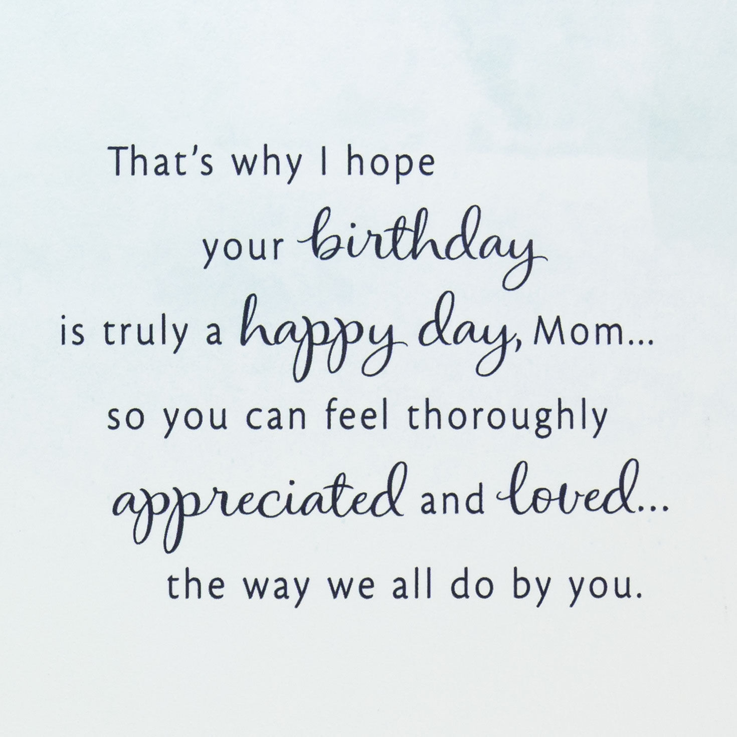 Butterflies Birthday Card for Mom Sentiment image number 3
