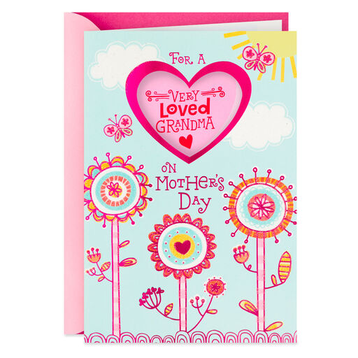 Very Loved Grandma Mother's Day Card With Sticker, 