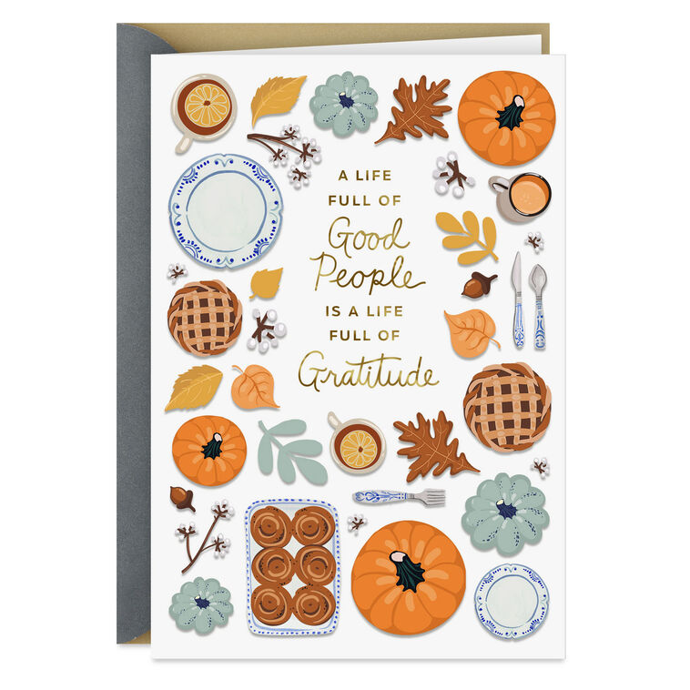 Grateful You're One of My People Thanksgiving Card