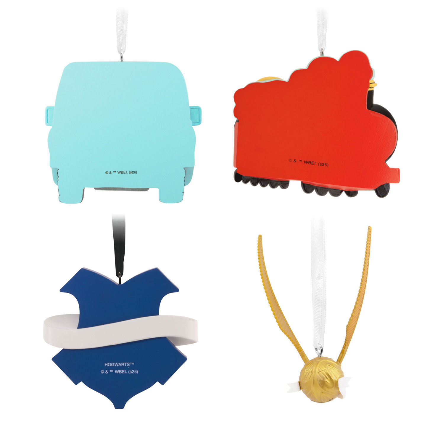Set of 4 Harry Potter  Christmas Ornaments  image number 2