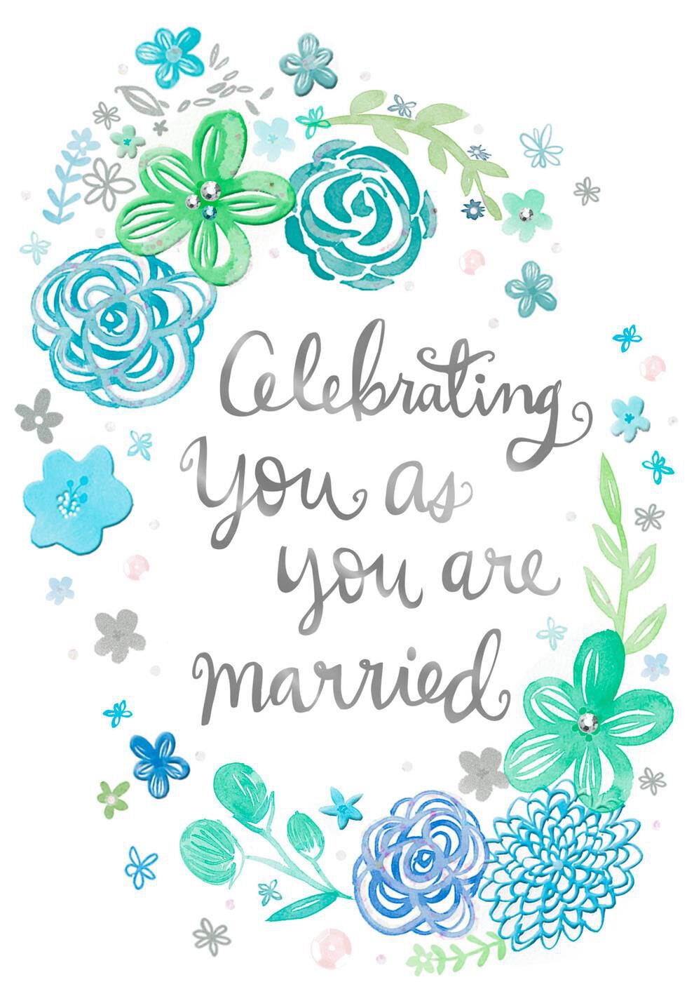 A Celebration of Love Wedding Card