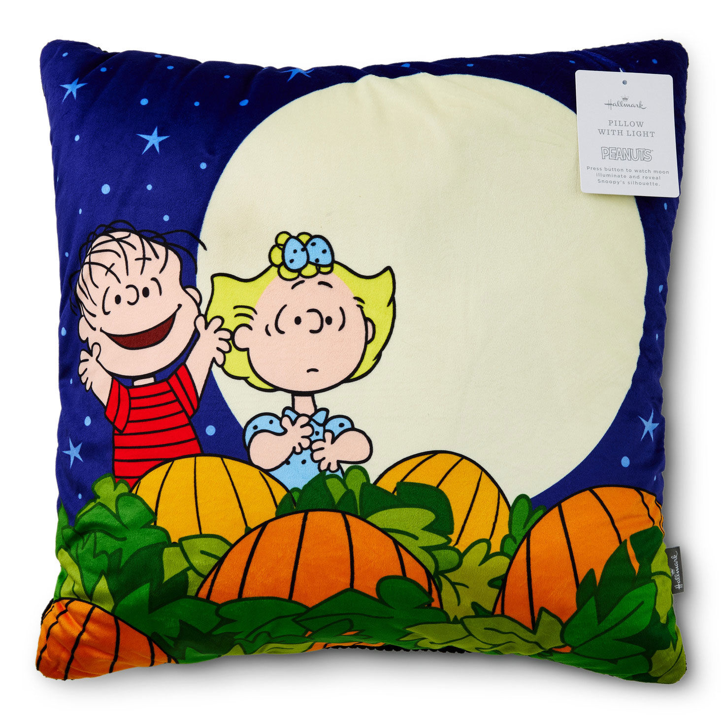 Peanuts Great Pumpkin Throw Pillow With Light package image number 6