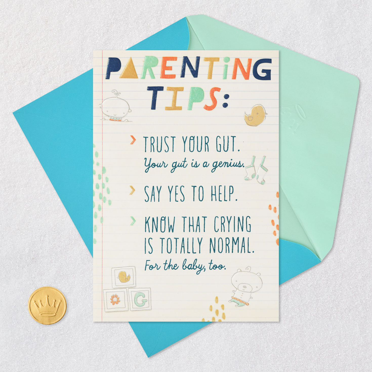 Parenting Tips New Baby Card for only USD 2.99 | Hallmark