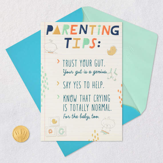 Parenting Tips New Baby Card, , large image number 5