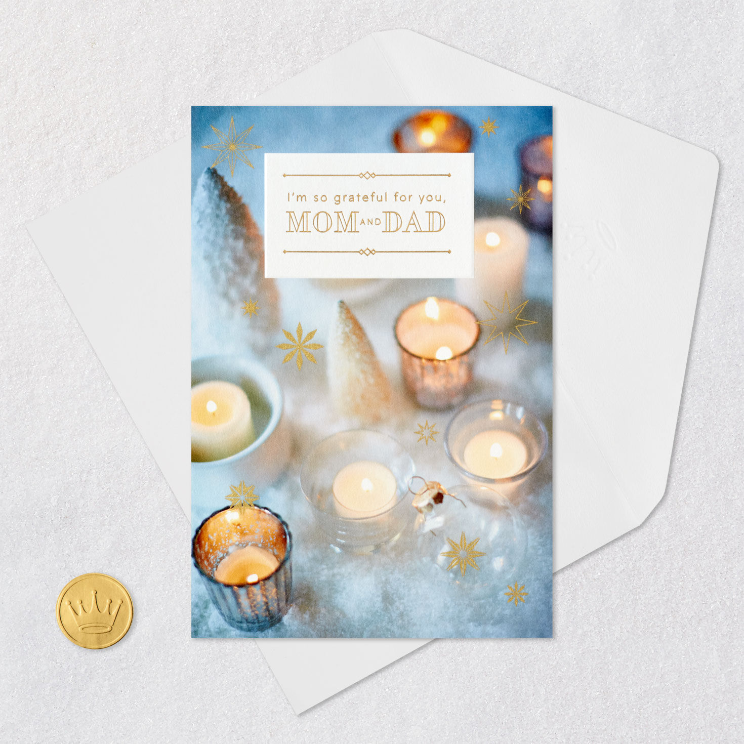 Thankful to Be Your Daughter Christmas Card for Mom and Dad, , large image number 6