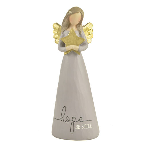 Blossom Bucket Hope Be Still Angel Figurine, 5.5", 