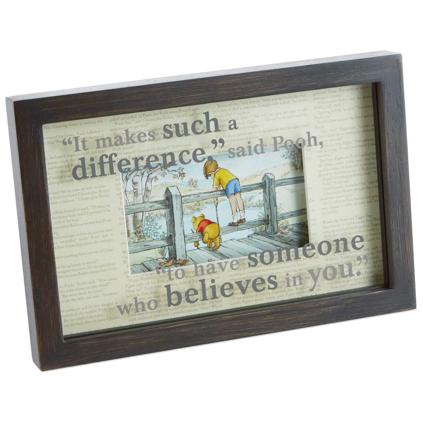 Someone Who Believes In You Winnie The Pooh Framed Print Wall