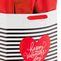 13" Stripes and Red Truck 2-Pack Large Valentine's Day Gift Bags With Tissue Paper, , large image number 5