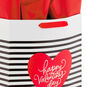 13" Stripes and Red Truck 2-Pack Large Valentine's Day Gift Bags With Tissue Paper, , large image number 5