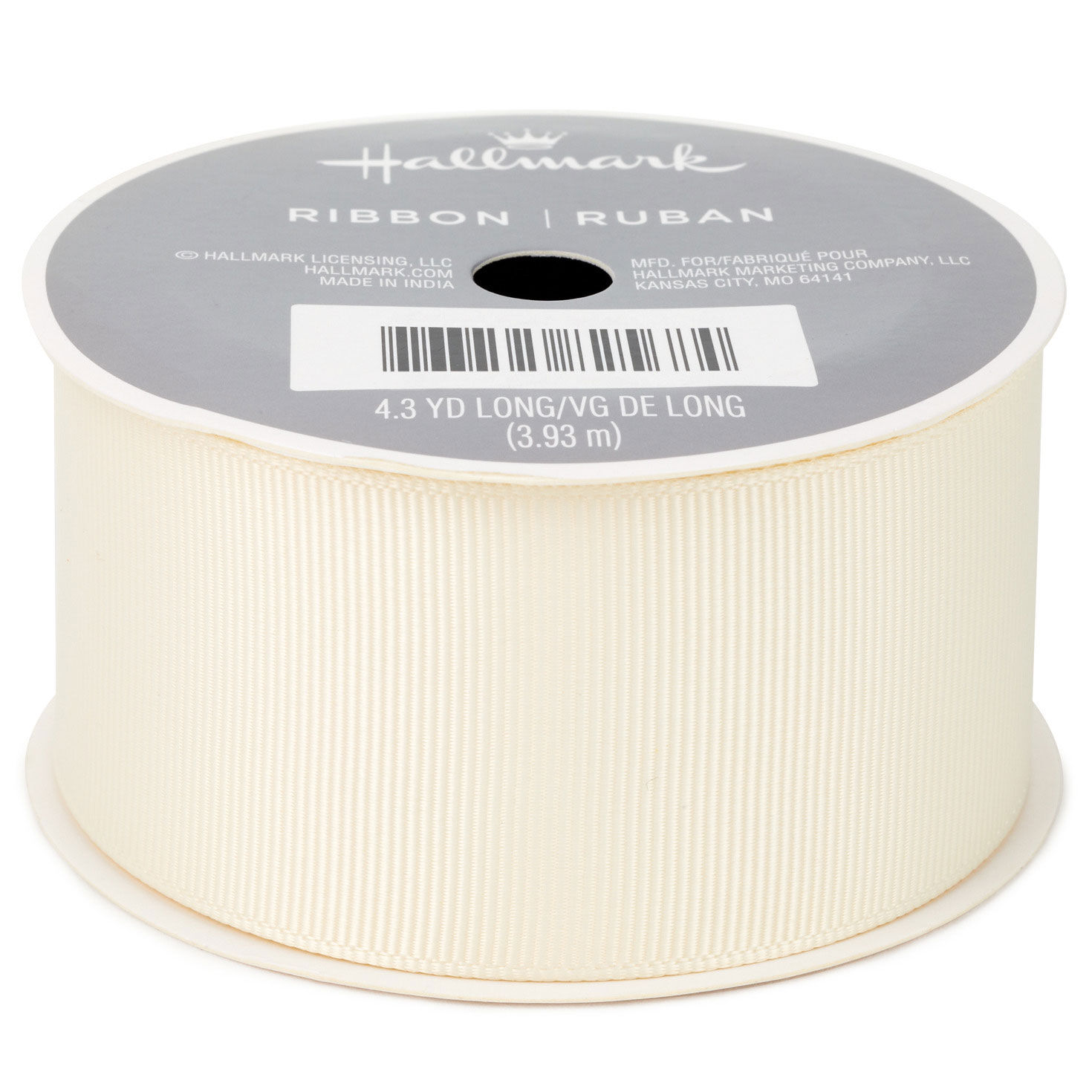 1.5" Antique White Grosgrain Ribbon, 12.9' for only USD 4.99 | Hallmark