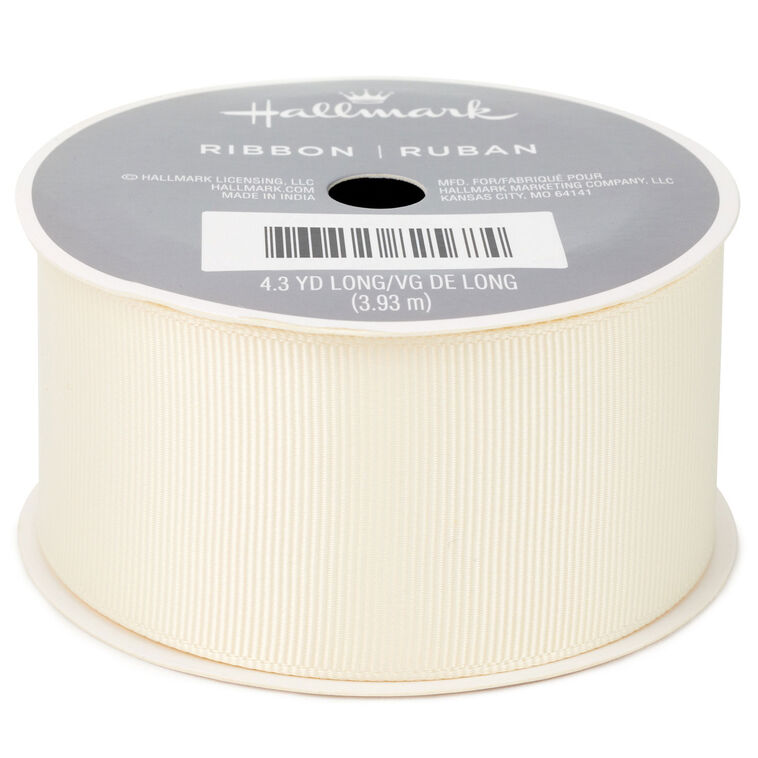 1.5" Antique White Grosgrain Ribbon, 12.9', Antique White, large image number 1