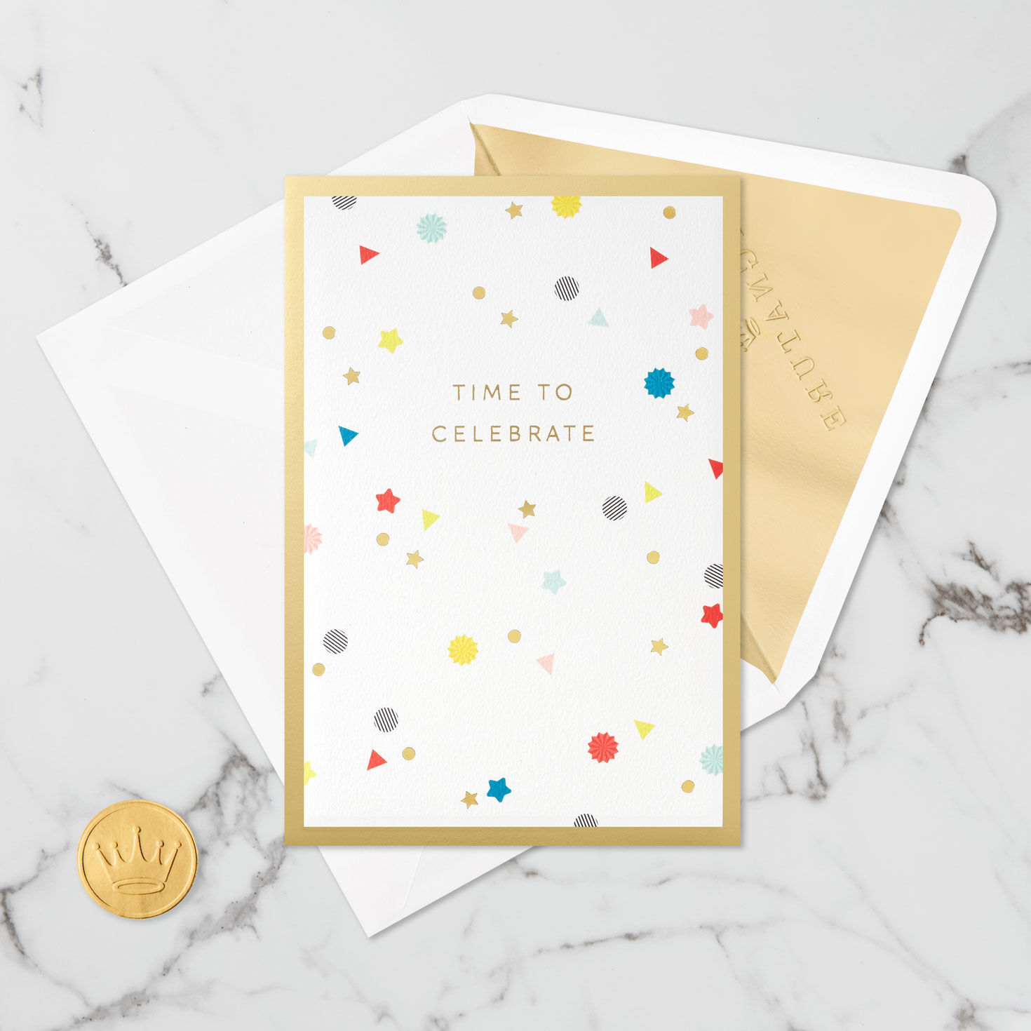 Hooray Party Banner 3D Pop-Up Birthday Card Card with envelope and Seal image number 6