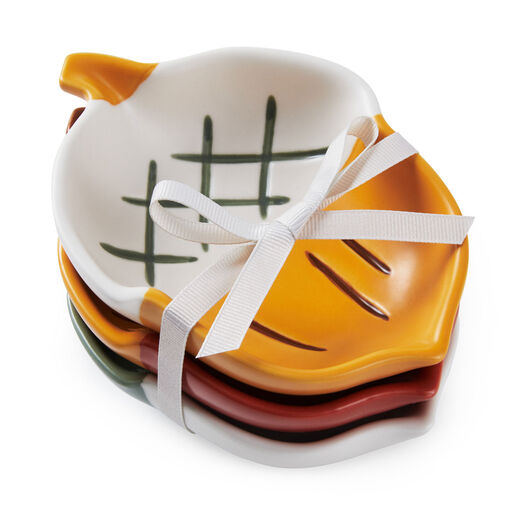 Autumn Acorns Stacking Bowls, Set of 3, 