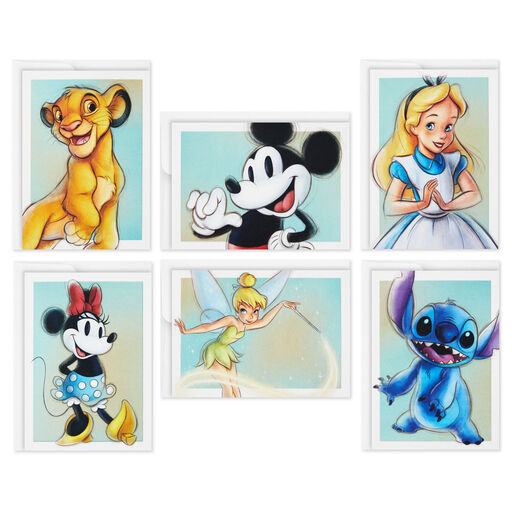 Disney 100th Anniversary Boxed Blank Note Cards Assortment, Pack of 24, 