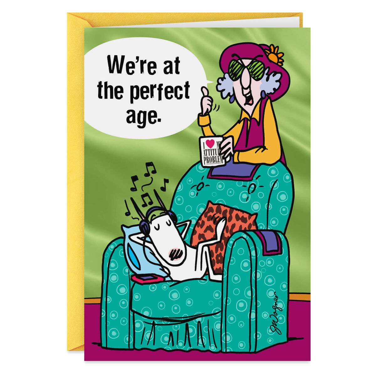 Maxine™ The Perfect Age Funny Birthday Card Greeting Cards Hallmark