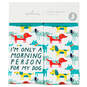 Morning Person for My Dog Funny Crew Socks, , large image number 2