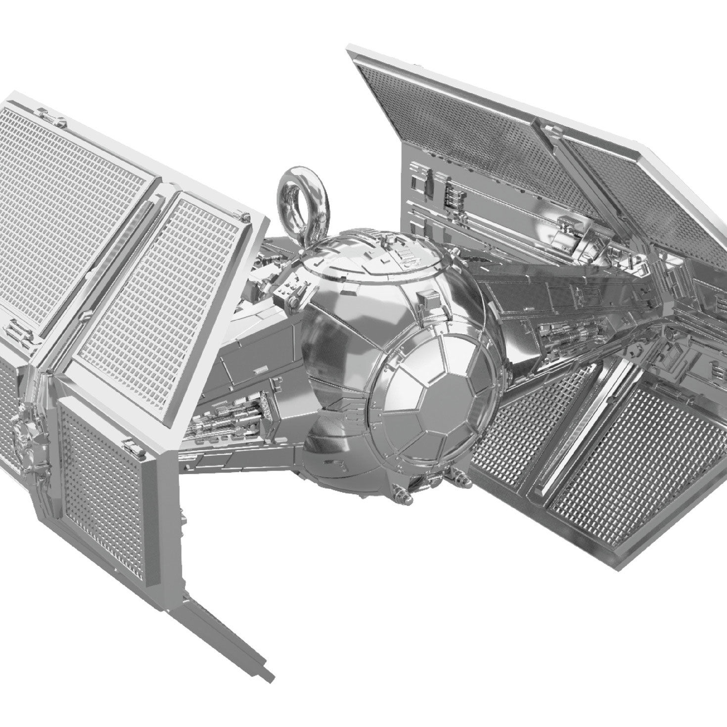 Mini Star Wars Tie Fighter Keepsake Ornament closeup view image number 5