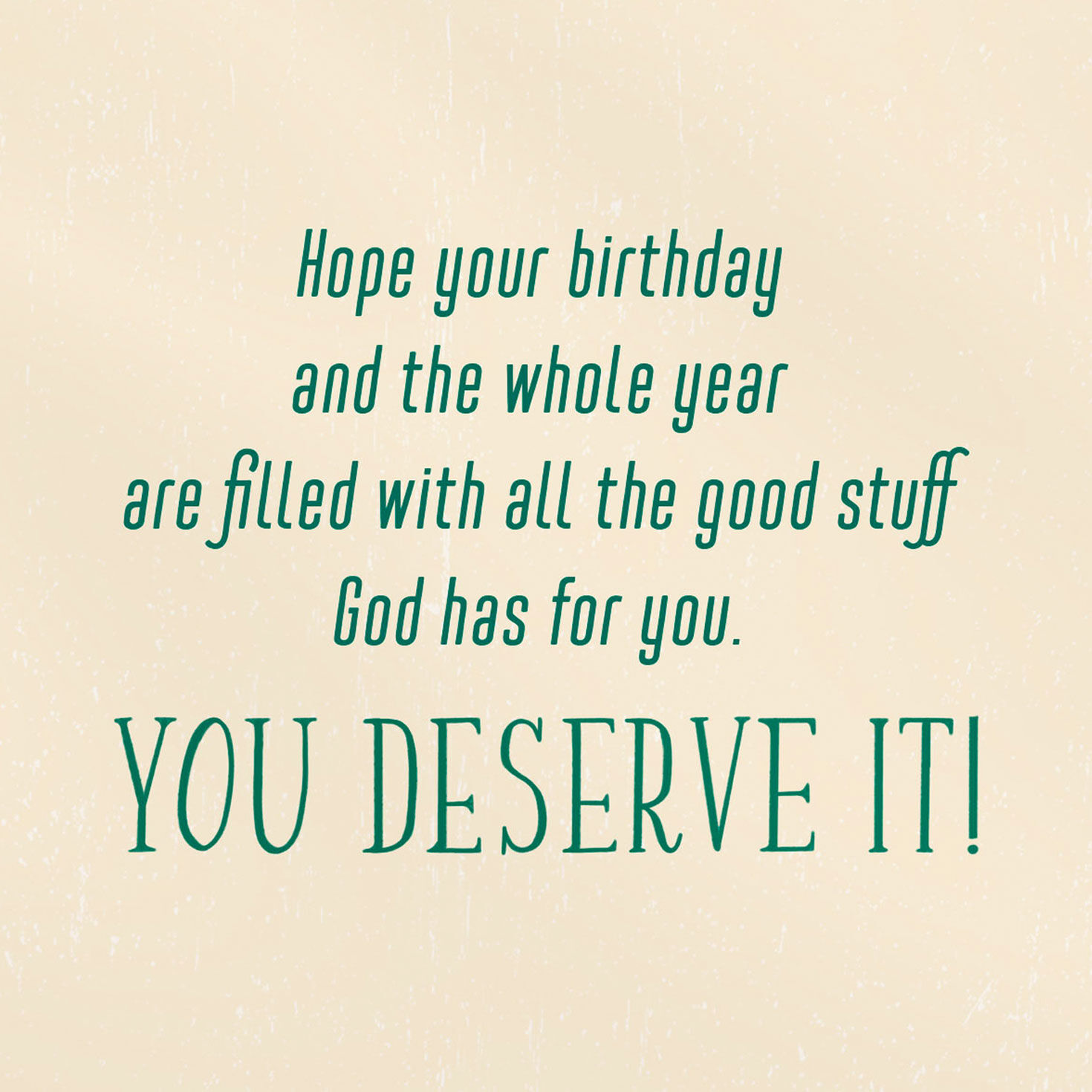 Green and Black Cake Religious Birthday Card Sentiment image number 2